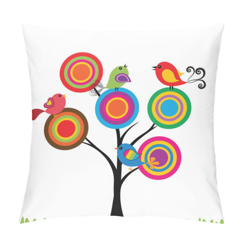 Personality  Birds Pillow Covers