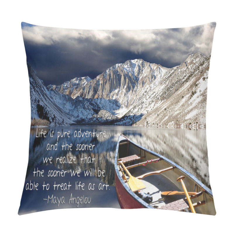 Personality  Reflective Convict Lake Pillow Covers