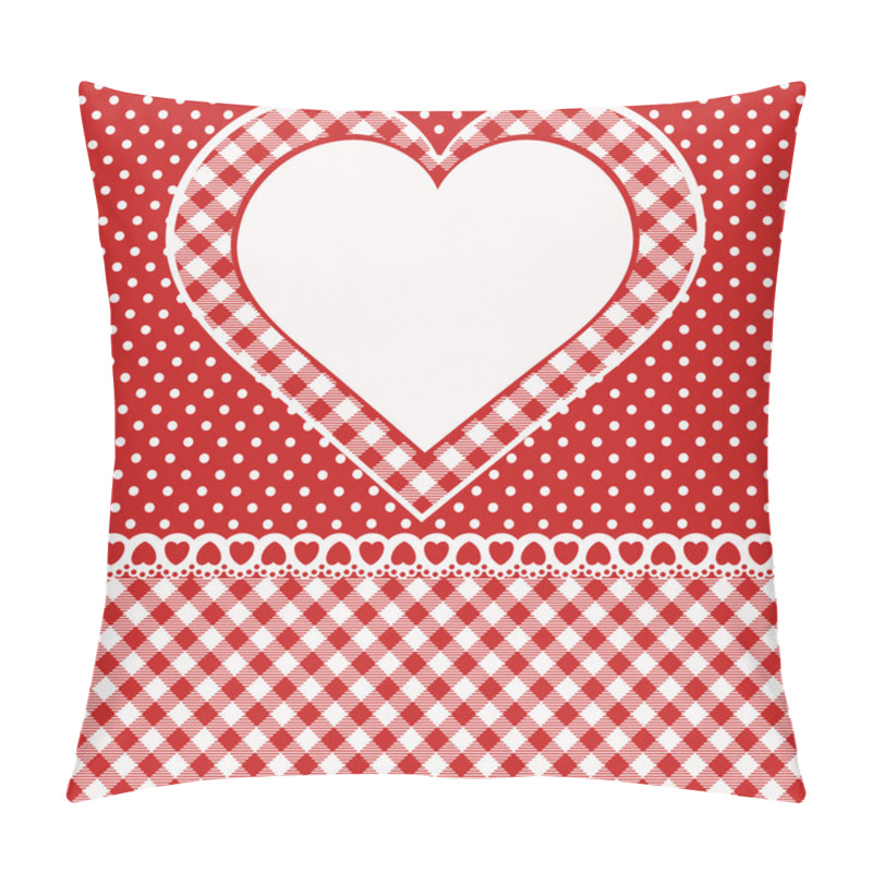 Personality  Greeting Card With Heart Pillow Covers