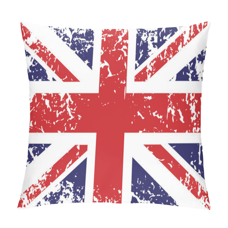 Personality  Grunge Flag Of United Kingdom Pillow Covers