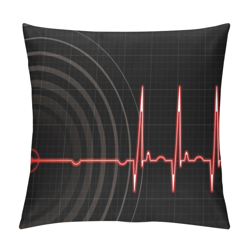 Personality  Heart Beating Again In Editable Format Pillow Covers