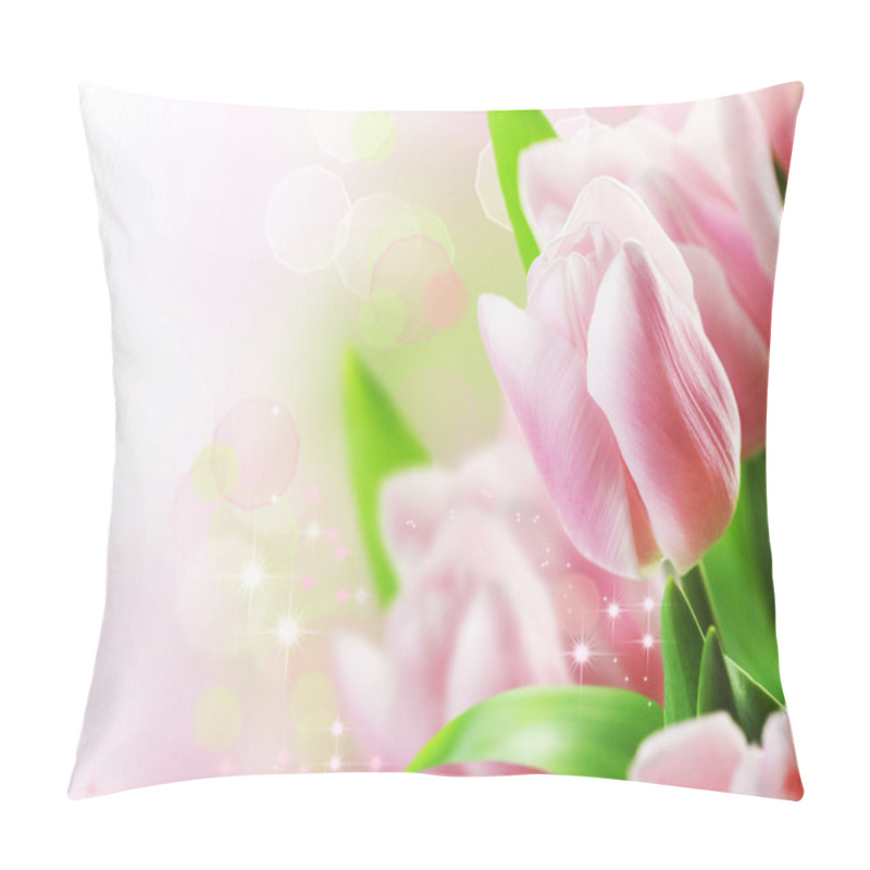 Personality  Tulips Spring Floral Design Pillow Covers