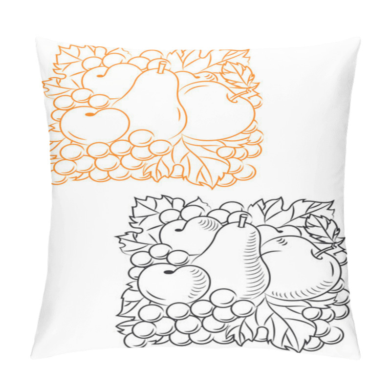 Personality  Fruits Embellishment Pillow Covers