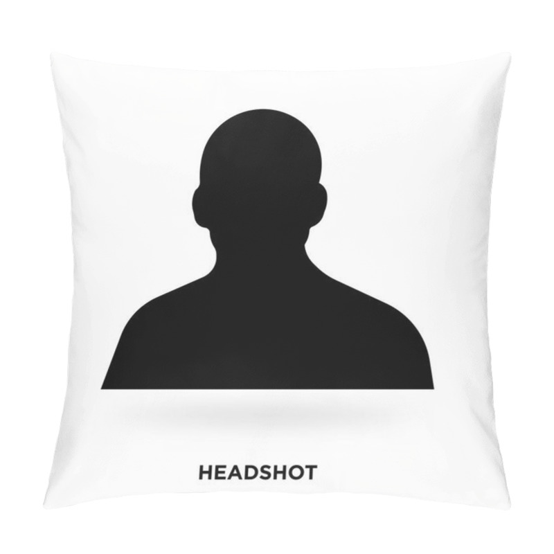 Personality  Silhouette Headshot Pillow Covers