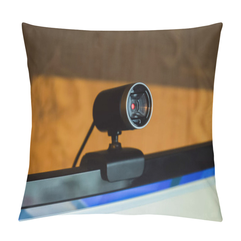 Personality  Web Camera, Attached To The Monitor Pillow Covers