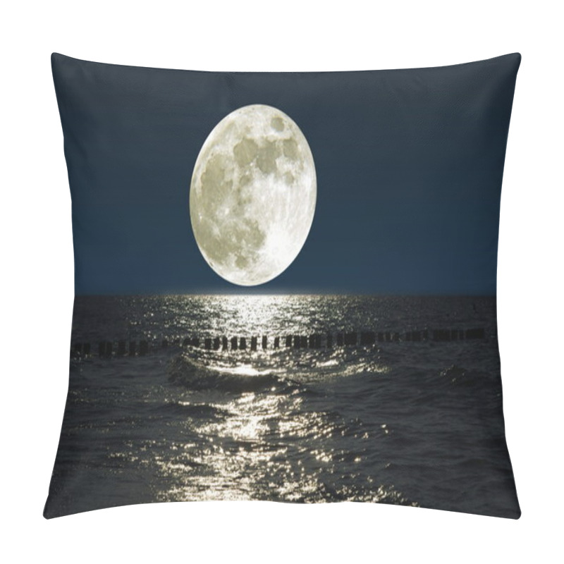 Personality  Moon Over Water Pillow Covers