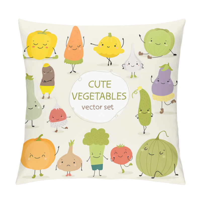 Personality  Cute Vegetables Pillow Covers