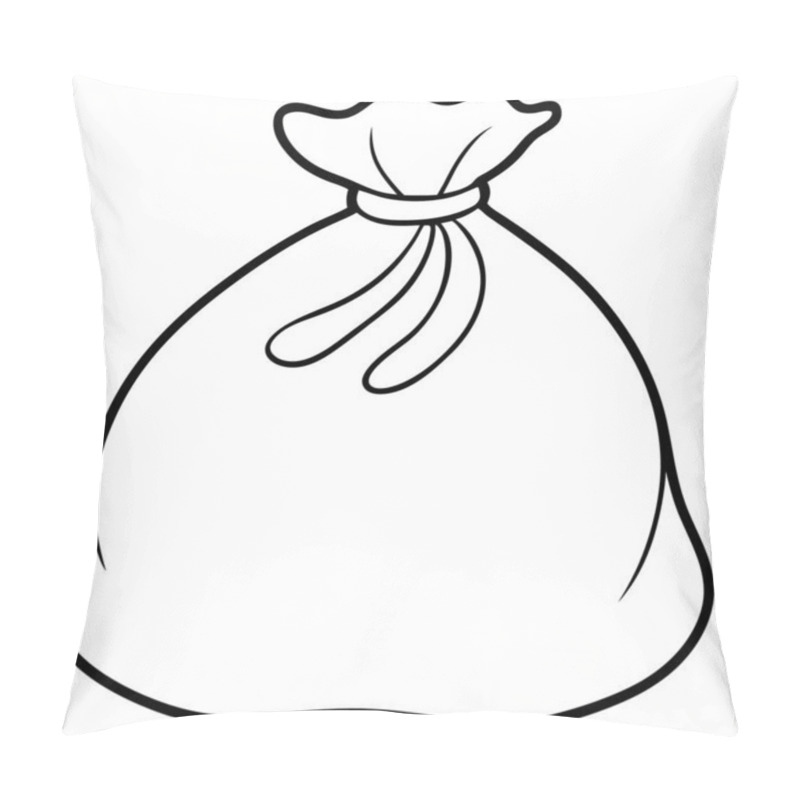 Personality  Clean And Simple Garbage Bag Sketch With Knot Handle Pillow Covers