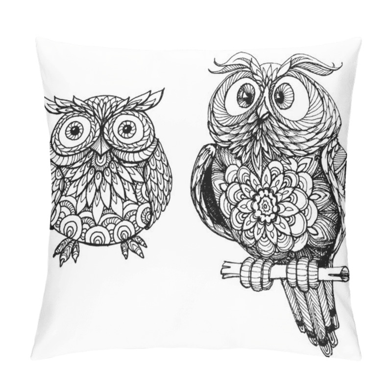 Personality  Cute Owls Set Pillow Covers