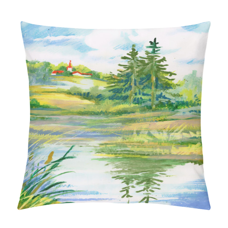 Personality  Countryside Landscape Pillow Covers