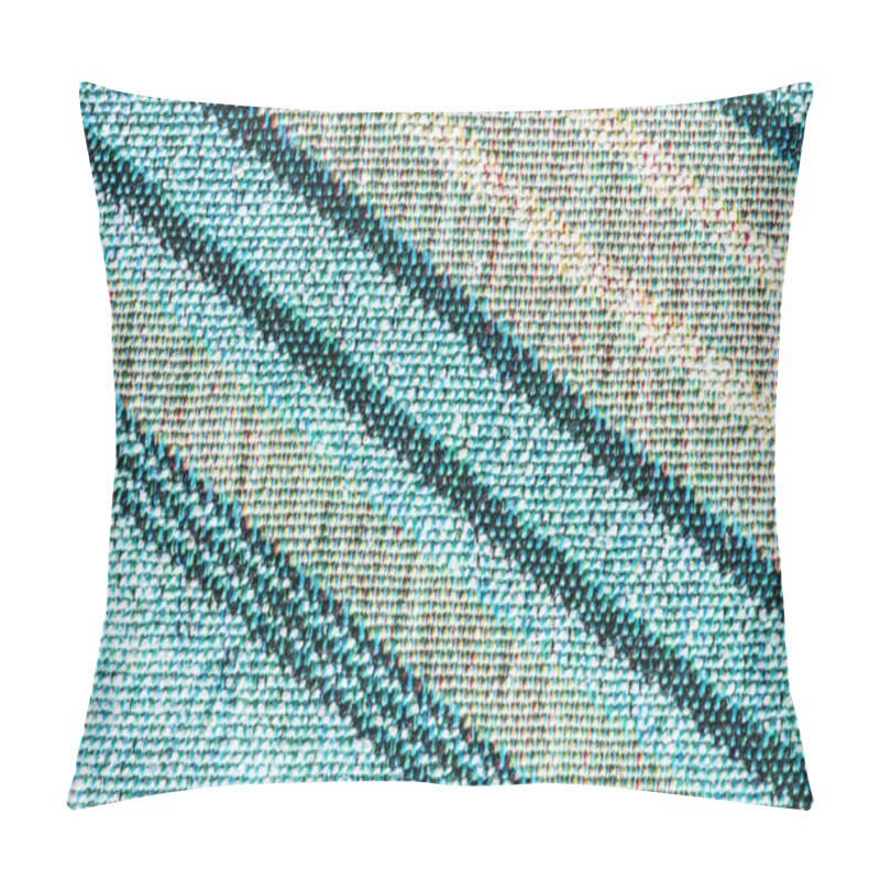 Personality  Full Frame Image Of Textile Fabric With Abstract Pattern Background Pillow Covers