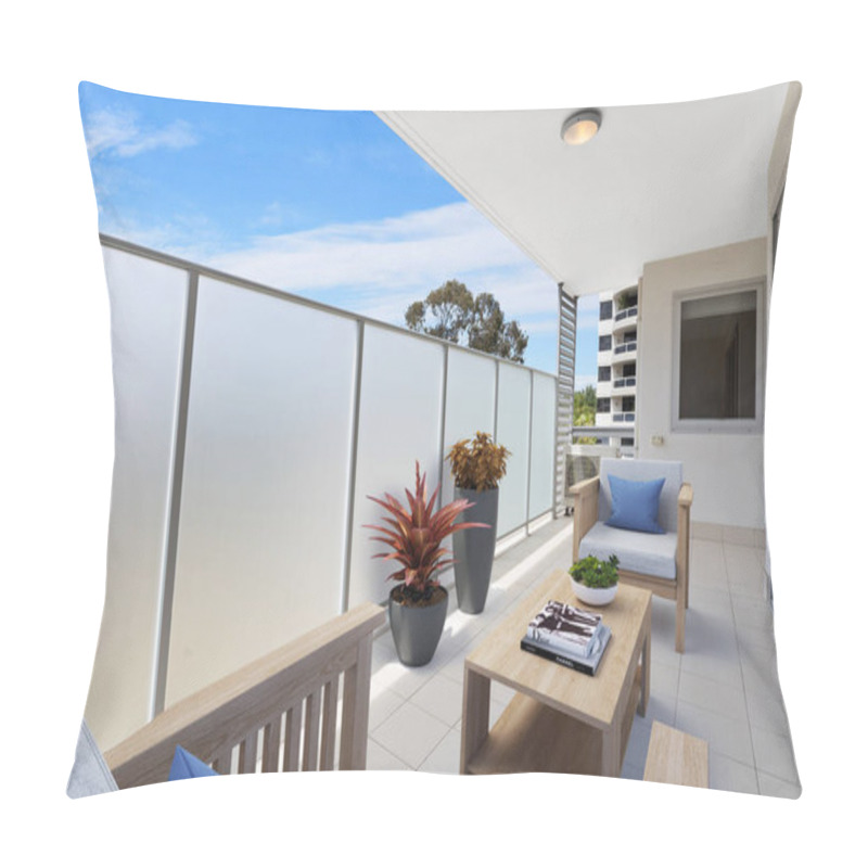 Personality  Beautiful Luxury Home Interior Design, View From The Balcony Pillow Covers