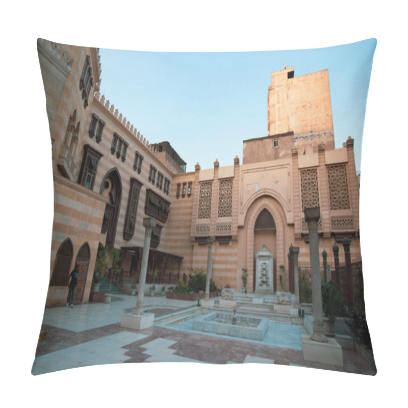 Personality  CAIRO, EGYPT - October 2020: Islamic Arts Museum Building In Cairo, Egypt Pillow Covers