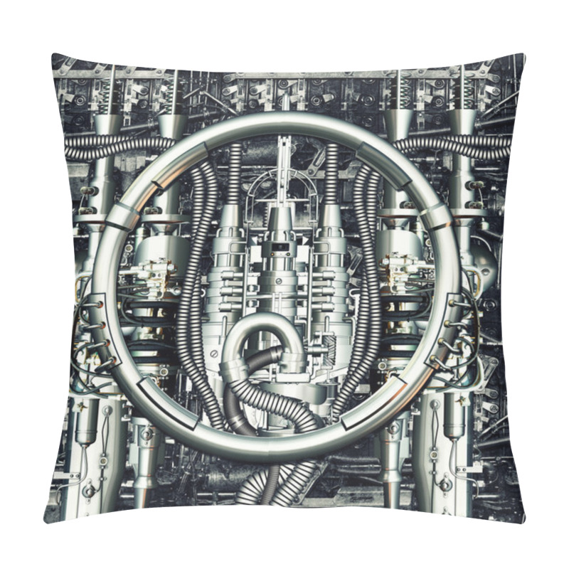 Personality  Time Machine Pillow Covers