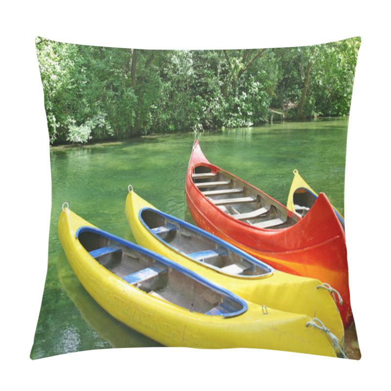 Personality  Four Plastic Canoes Pillow Covers