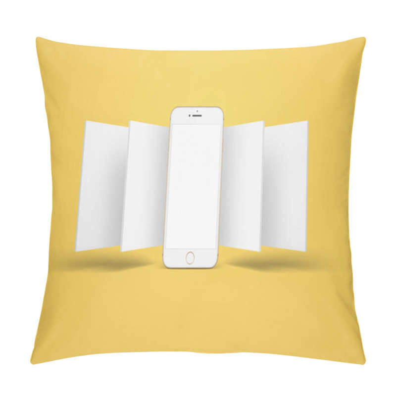 Personality  App Screen Mockup 3D Rendering Pillow Covers