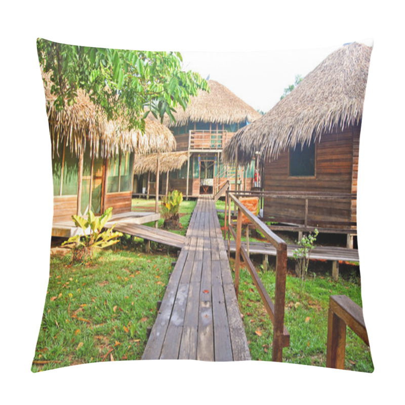 Personality  Amazon Rainforest: Footpath Along The Amazon River Near Manaus, Brazil South America Pillow Covers