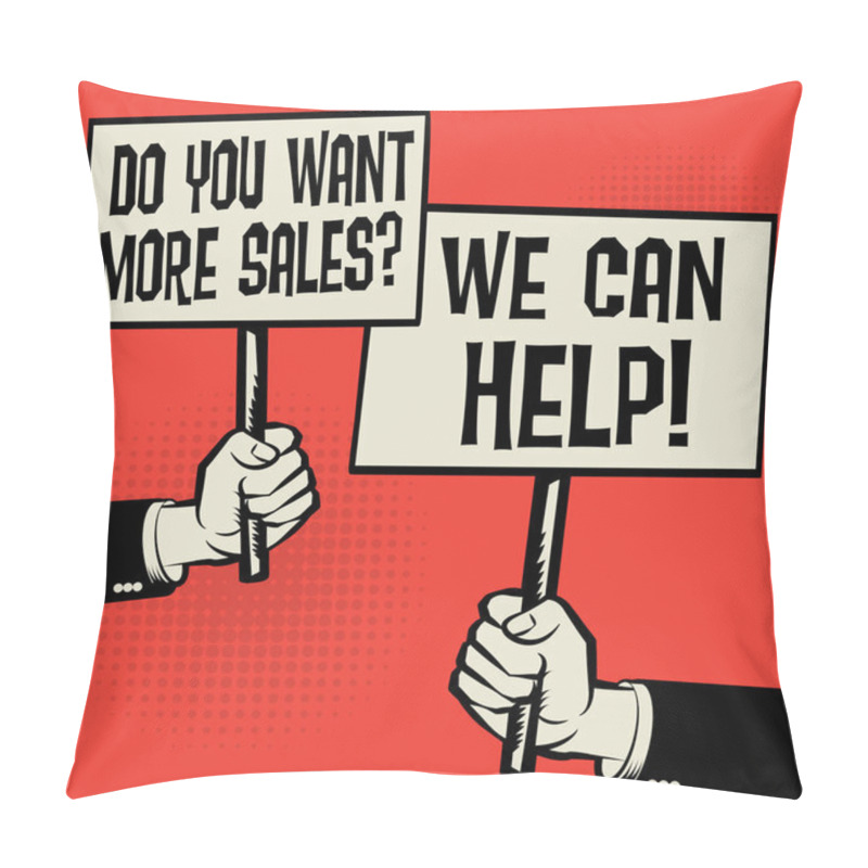 Personality  Do You Want More Sales? We Can Help! Pillow Covers