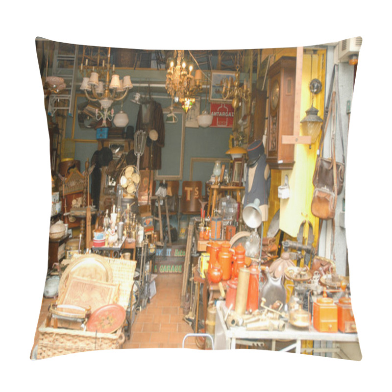 Personality  Market Of Clignancourt At Paris Pillow Covers