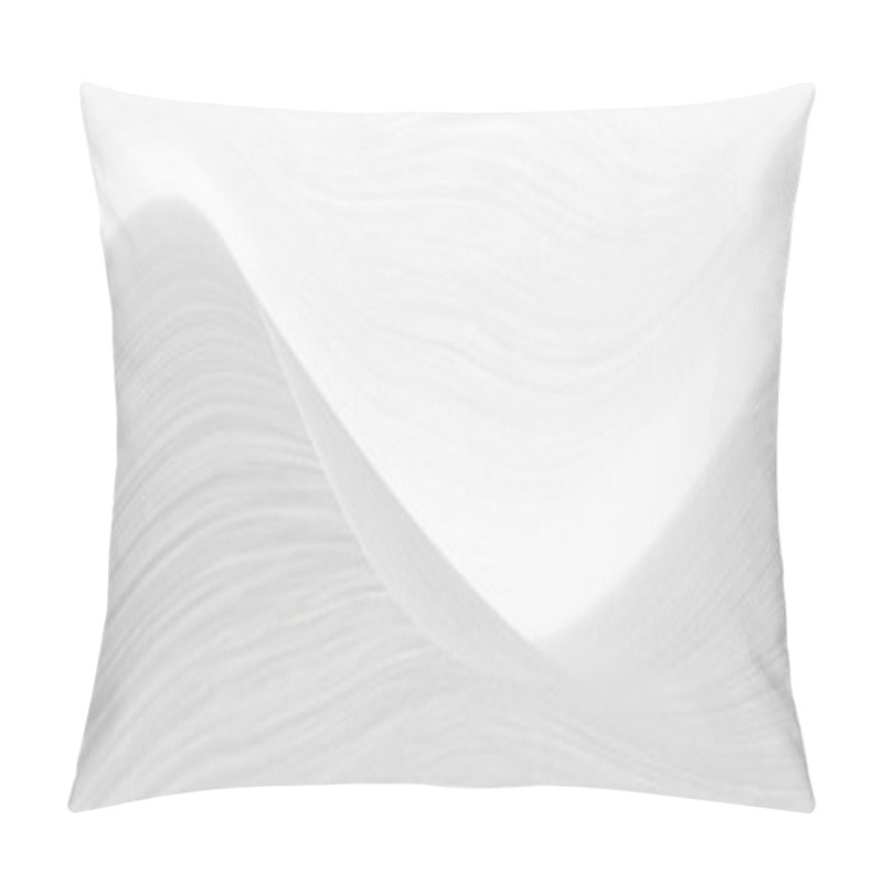 Personality  White Background With A Graphic Pattern Of Lines And Stripes, Texture Of Gray Zigzags And Waves. Modern Abstract Design In Bright Colors, A Template For A Screensaver. Pillow Covers