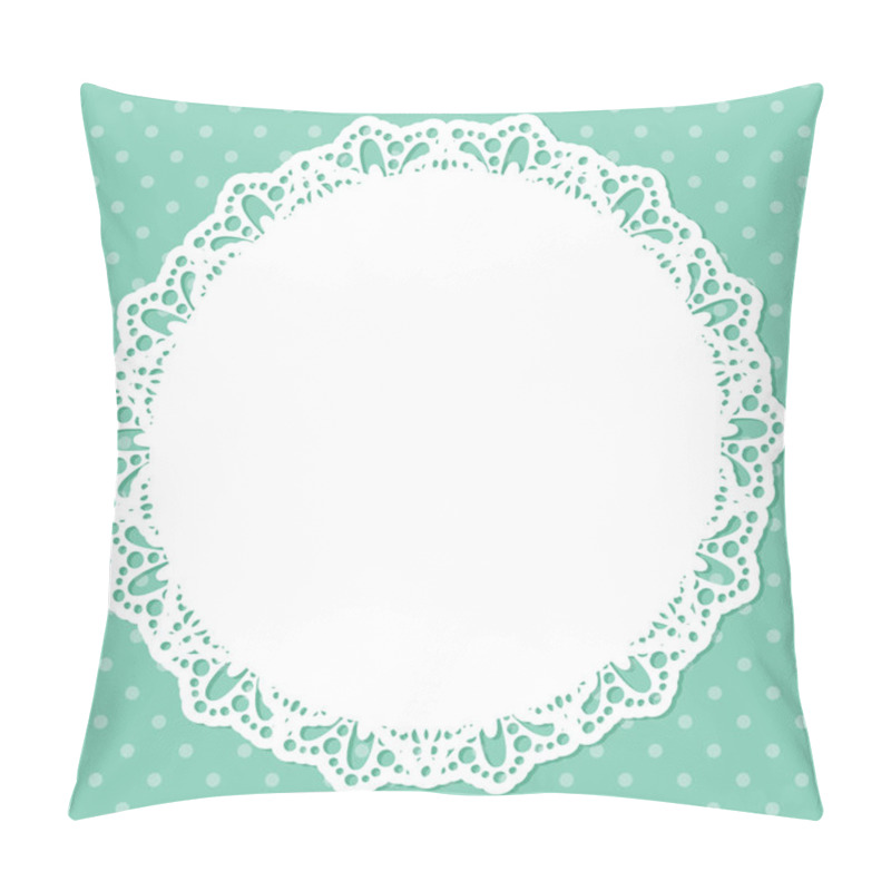 Personality  Lace Round Paper Doily Pillow Covers