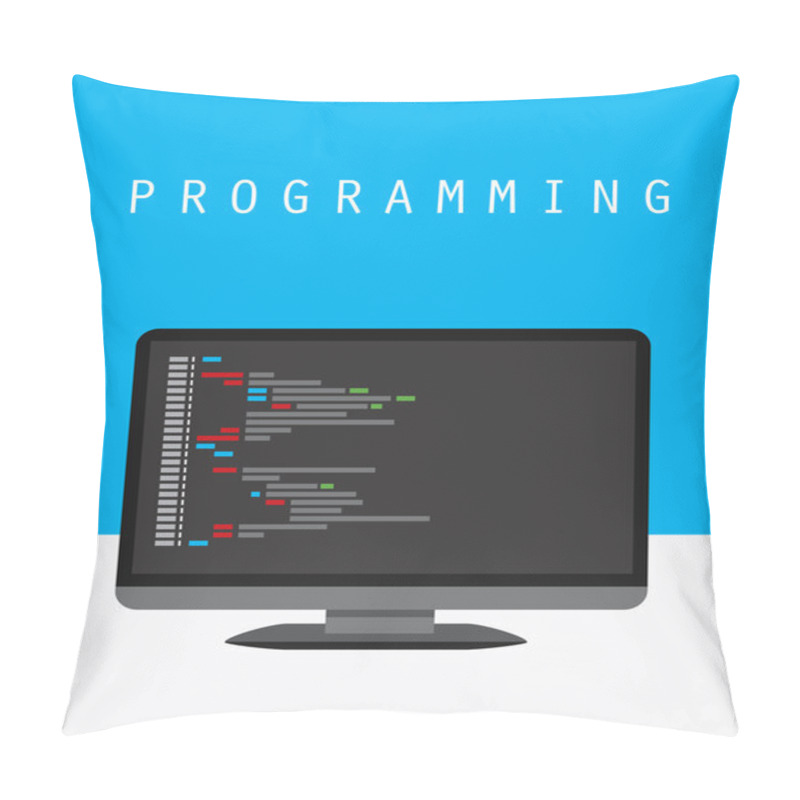 Personality  Programming And Coding Concept Website Development Pillow Covers