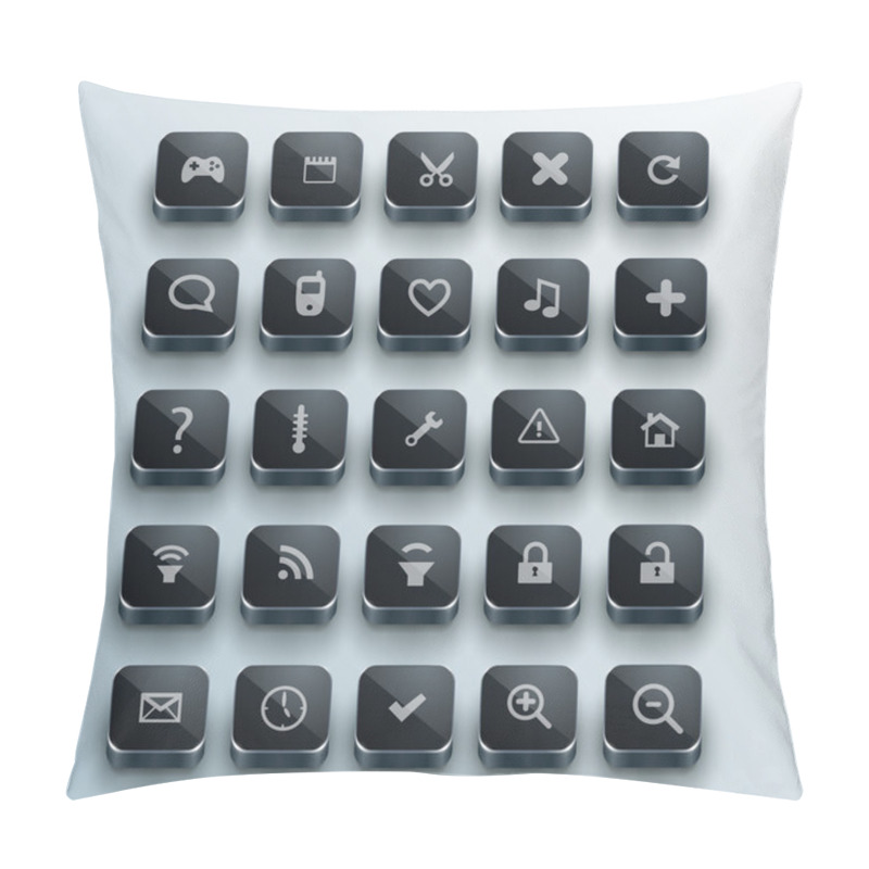 Personality  Set Of Icons, Vector Illustration  Pillow Covers