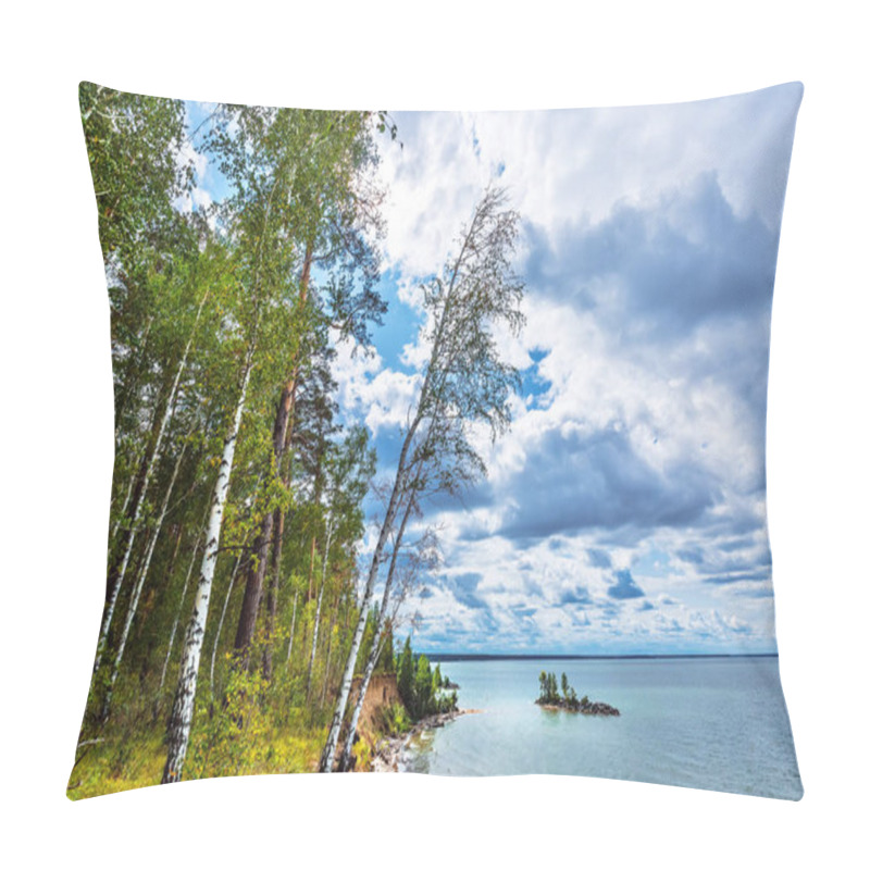 Personality  Rest On The Ob Sea. Berdsk, Novosibirsk Region, Russia Pillow Covers