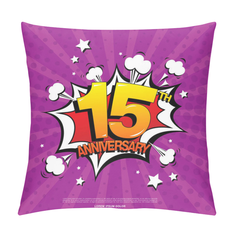 Personality  15th Anniversary Emblem Pillow Covers