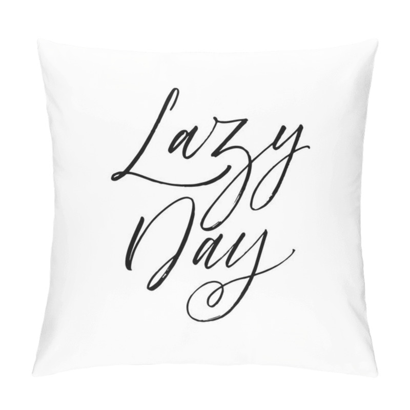 Personality  Lazy Day Card. Pillow Covers