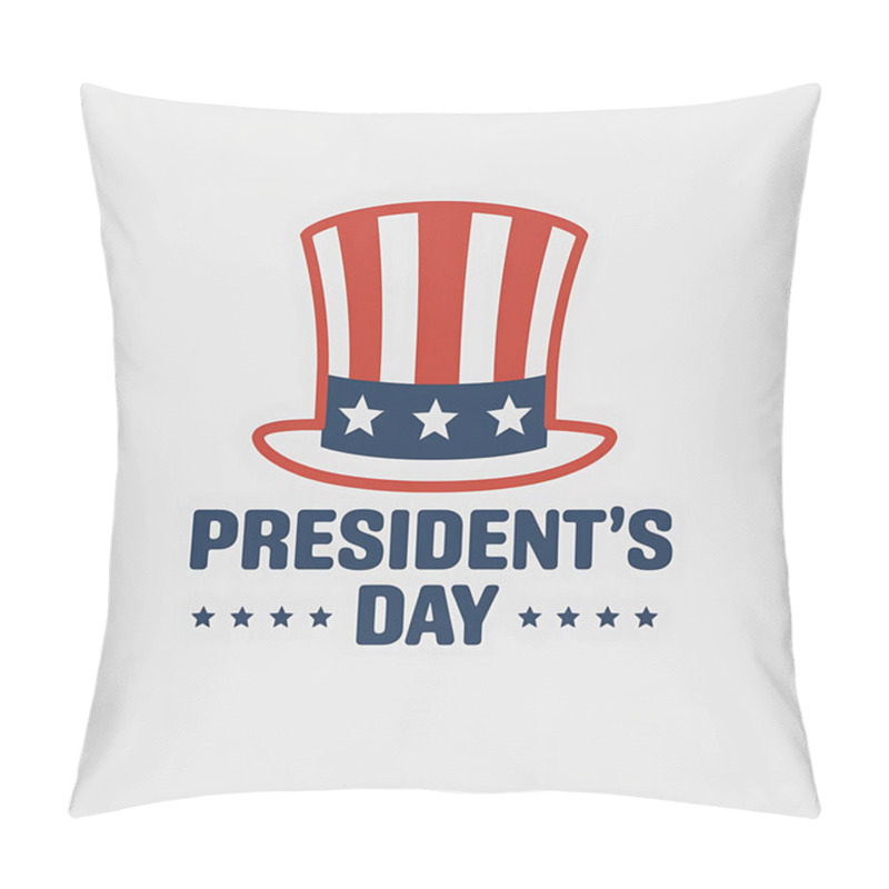 Personality  President's Day Hat With Patriotic Design Pillow Covers