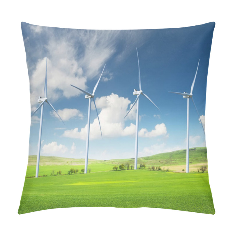 Personality  Wind Power Station Pillow Covers