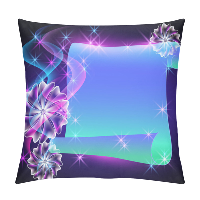 Personality  Magic Flowers And Parchment Pillow Covers