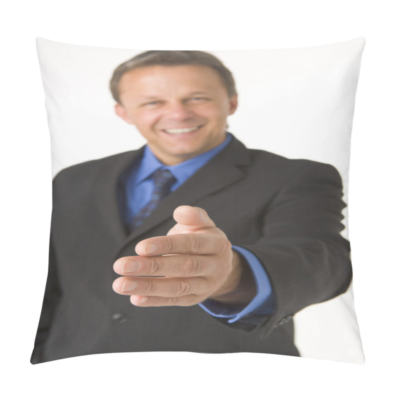 Personality  Businessman Greeting Pillow Covers