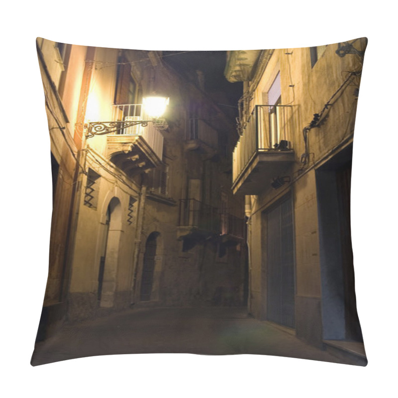 Personality  Syracuse, Sicily Night Street Pillow Covers