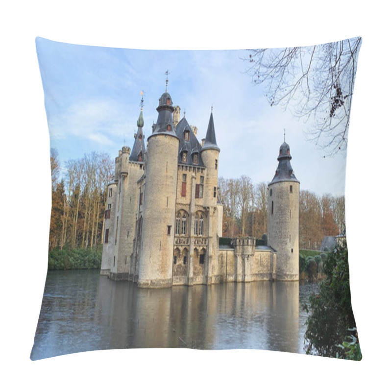 Personality  Castle De Borrekens In Vorselaar, Belgium. Pillow Covers