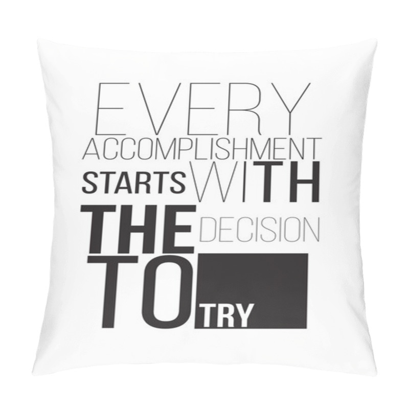 Personality  Motivational Poster Pillow Covers