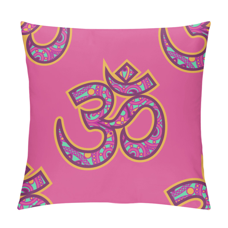 Personality  Ohm Pattern On Pink Pillow Covers