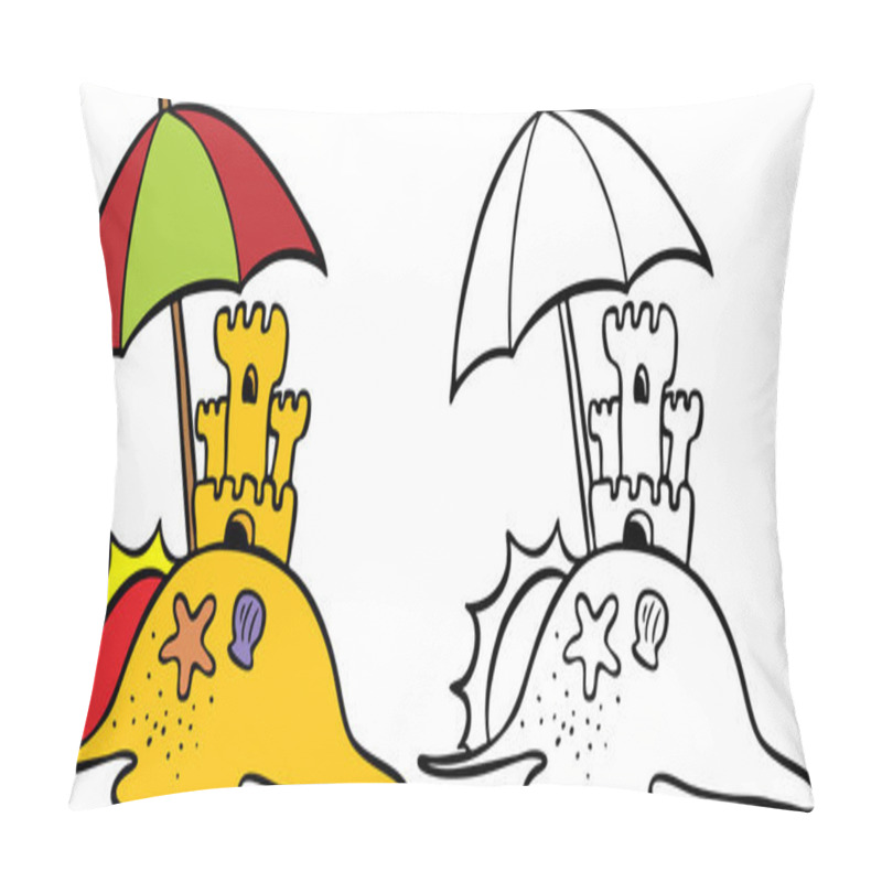 Personality  Sand Castle Pillow Covers