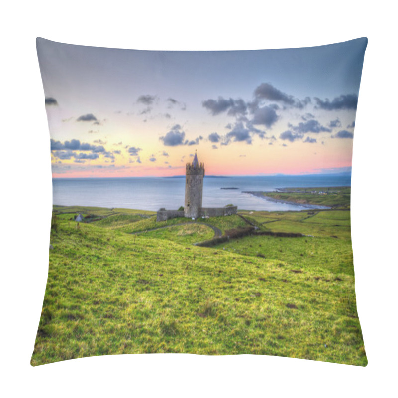 Personality  Doonagore Castle At Sunset Pillow Covers