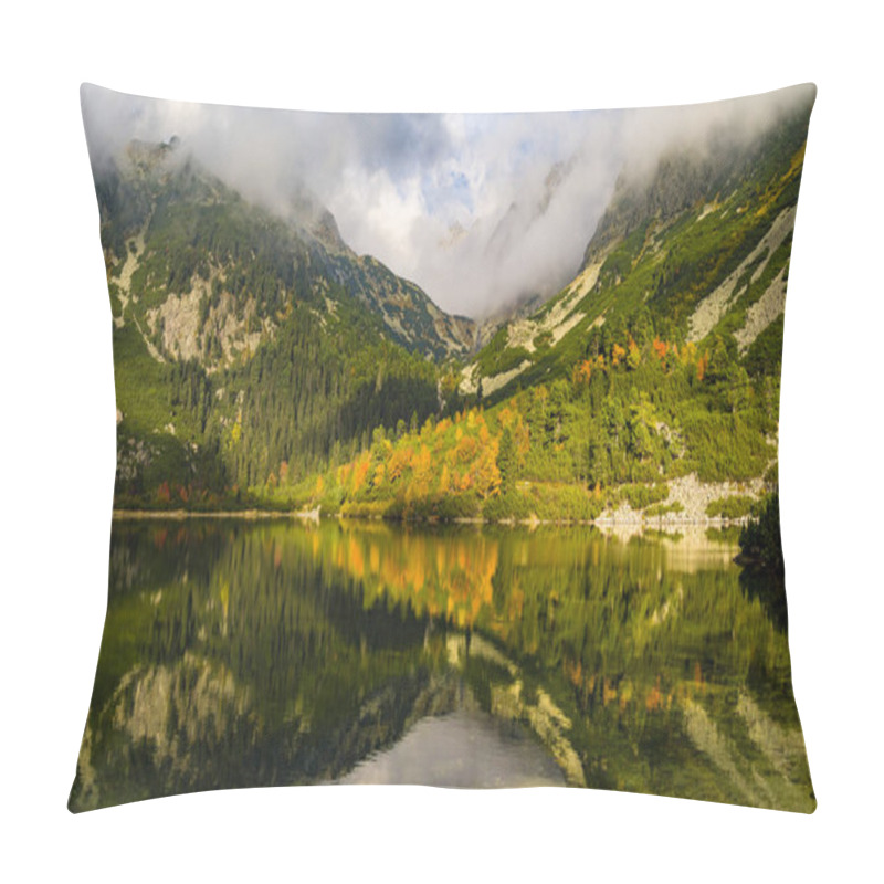 Personality  Scenic View Of Mountain Lake In Julian Alps In Italy Pillow Covers