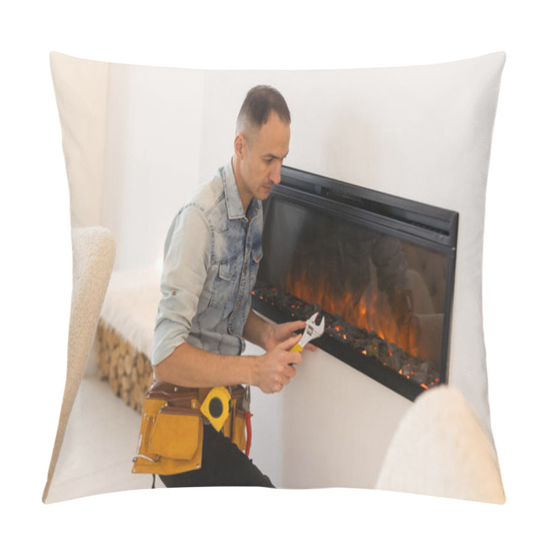 Personality  Fireplace Installing. Fireplace Fire Protective Board Pillow Covers