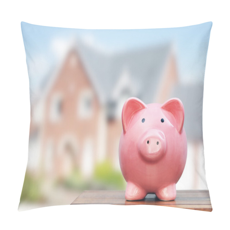 Personality  Piggy Bank With Property Pillow Covers