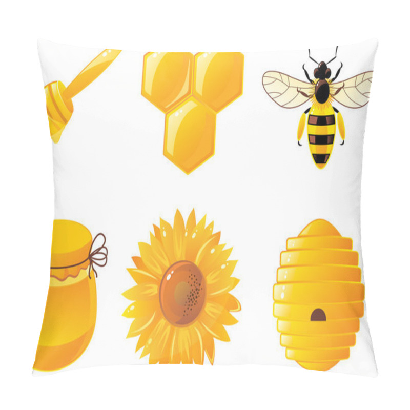 Personality  Honey Icons Pillow Covers