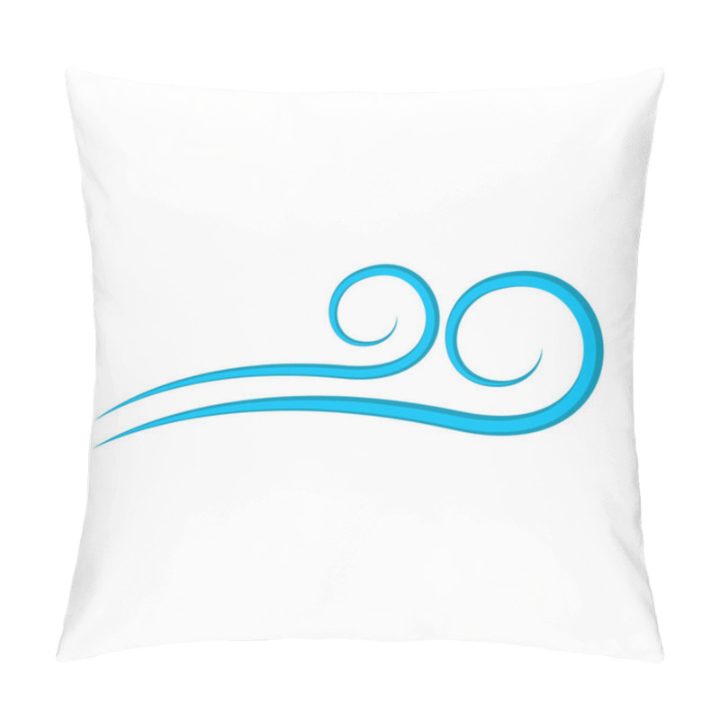 Personality  Isolated Abstract Wind Icon Pillow Covers