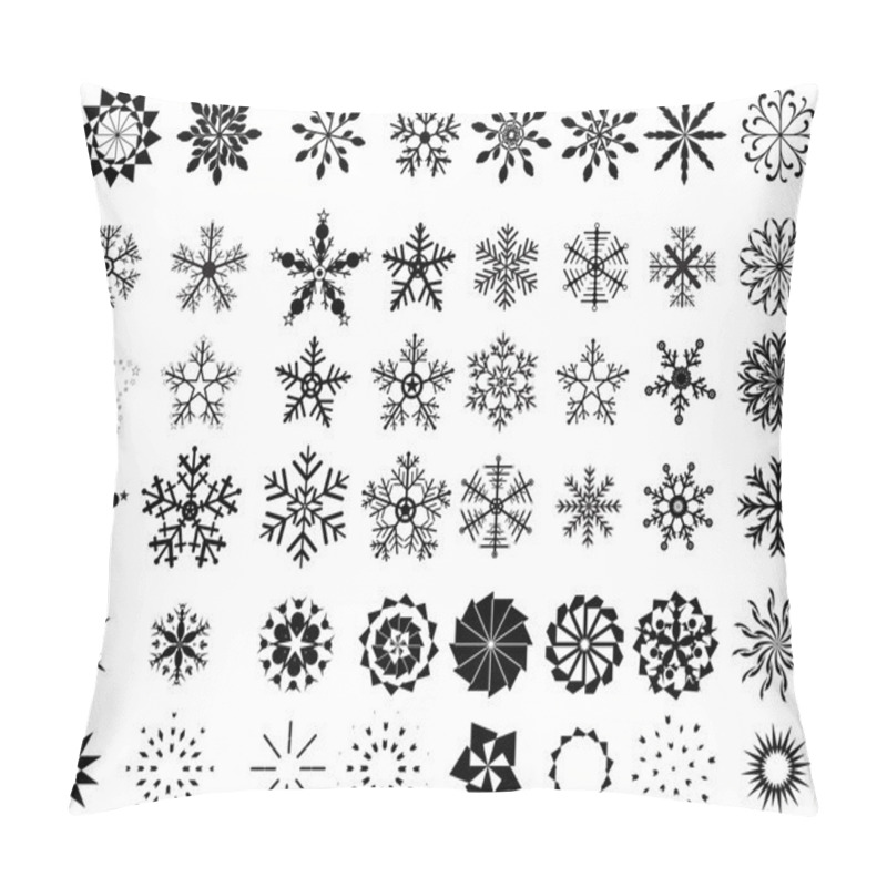 Personality  Retro Design Snowflakes Collection Pillow Covers