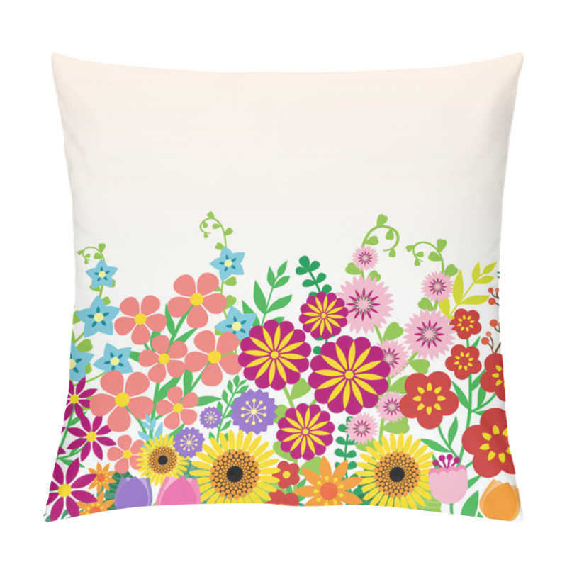 Personality  Flowers Background Pillow Covers