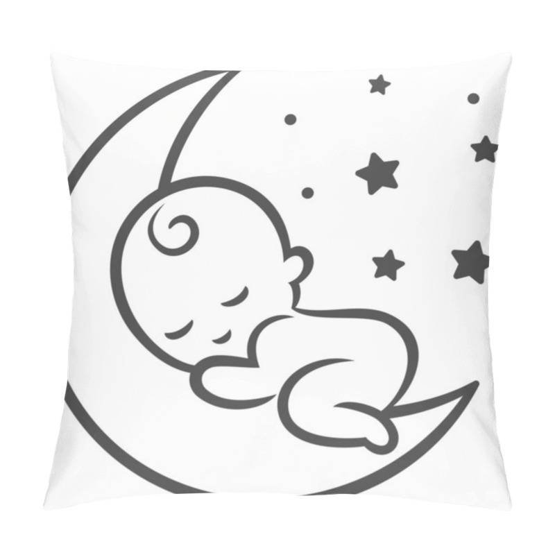 Personality  Baby Dream Moon Icon Pillow Covers