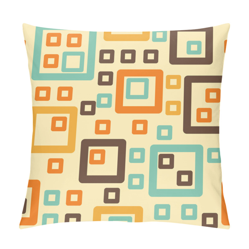 Personality  Abstract Squares Seamless Pattern Pillow Covers