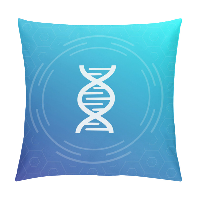 Personality  Dna Chain Vector Icon, Sign Pillow Covers